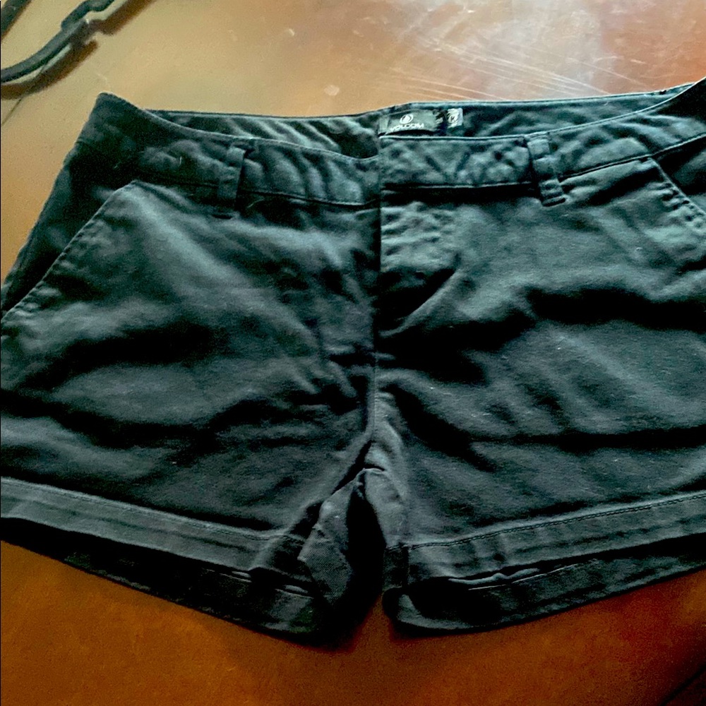 Volcom Women's High Waist Black Shorts